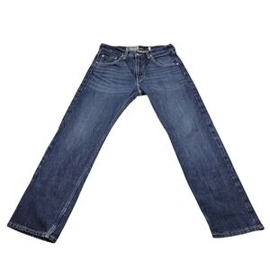 Levis Silver Tab Mens 31x32 Straight Jeans Dark Wash Denim Classic‎ Fit